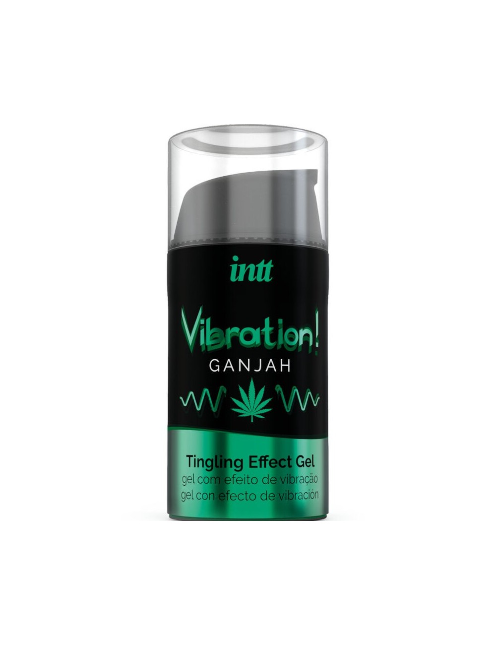 INTT - POWERFUL INTIMATE STIMULANT LIQUID VIBRATING GEL CANNABIS 15ML