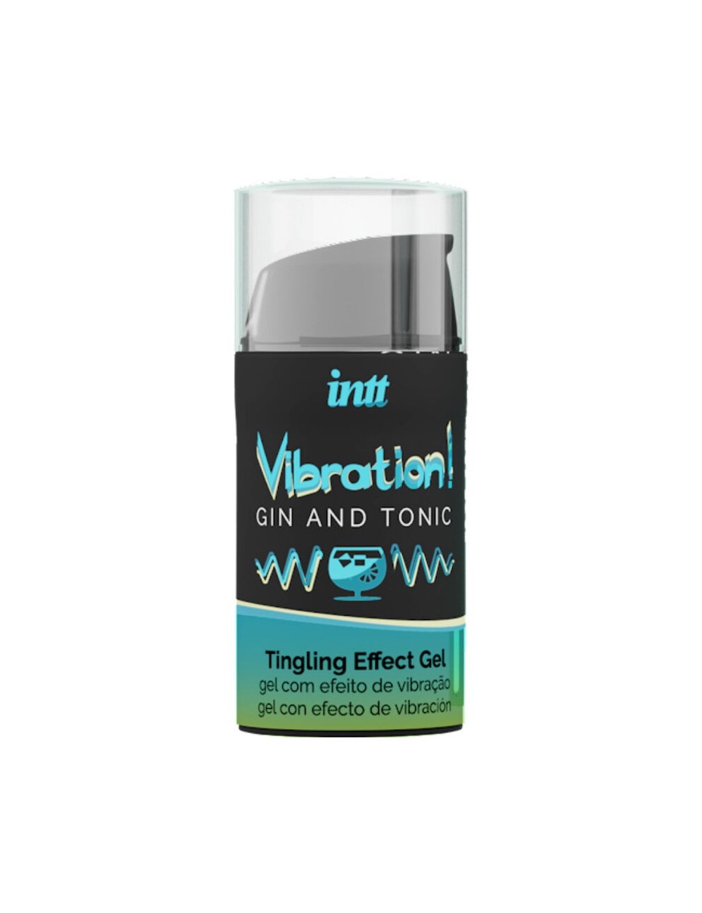 INTT - POWERFUL INTIMATE STIMULANT LIQUID VIBRATING GEL GIN & TONIC 15ML INTT - POWERFUL INTIMATE STIMULANT LIQUID VIBRATING GEL GIN & TONIC 15ML