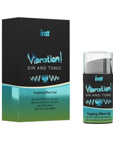 INTT - POWERFUL INTIMATE STIMULANT LIQUID VIBRATING GEL GIN & TONIC 15ML