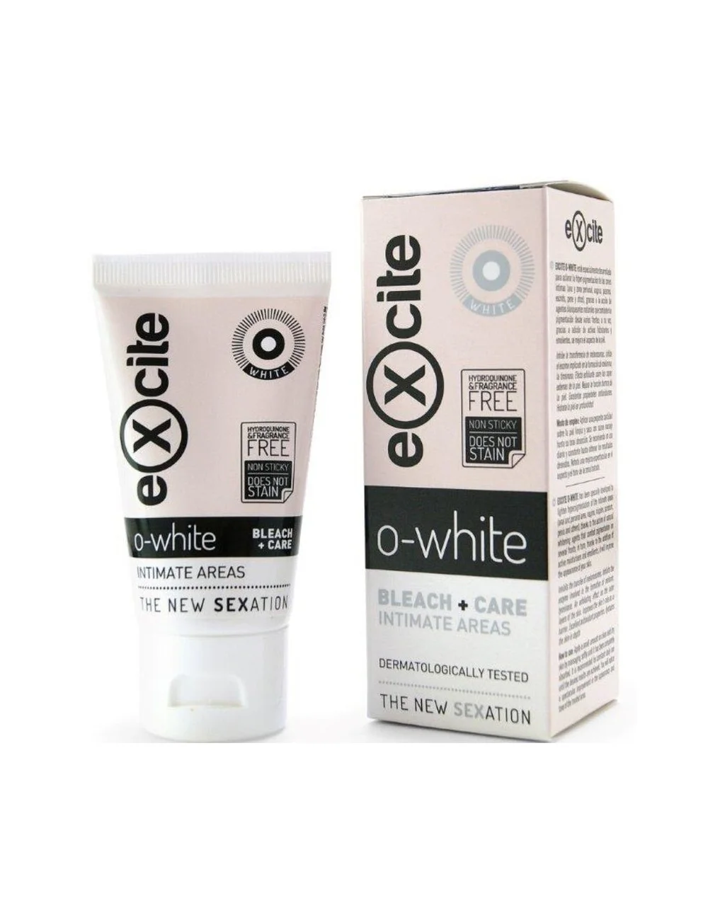 EXCITE - O WHITE BLEACH + CARE INTIMATE AREAS 50 ML EXCITE - O WHITE BLEACH + CARE INTIMATE AREAS 50 ML