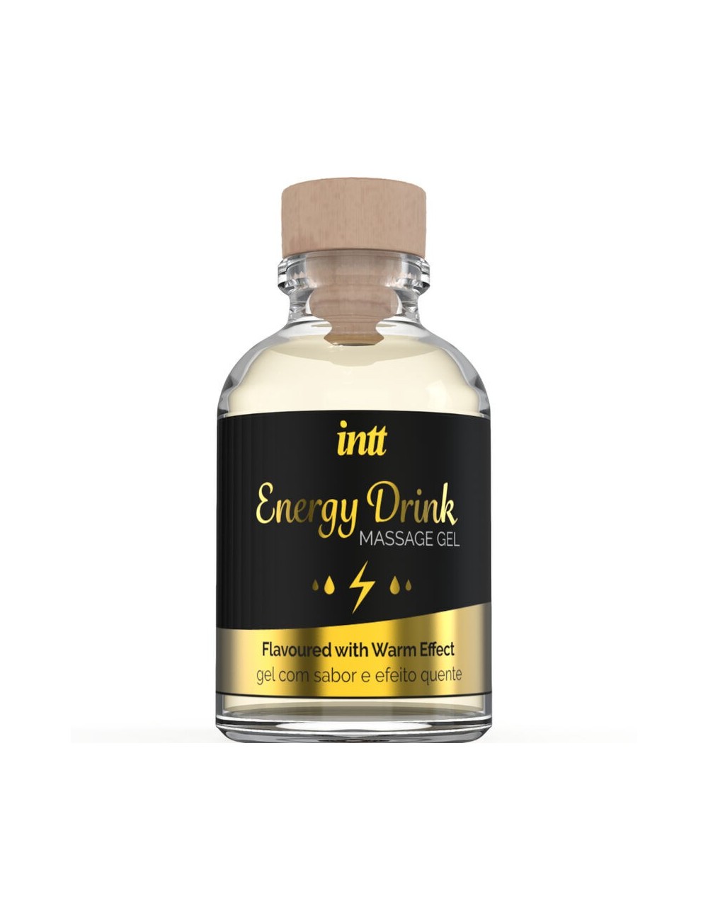 INTT - MASSAGE GEL WITH FLAVORED ENERGY CA DRINK AND HEATING EFFECT INTT - MASSAGE GEL WITH FLAVORED ENERGY CA DRINK AND HEATING EFFECT