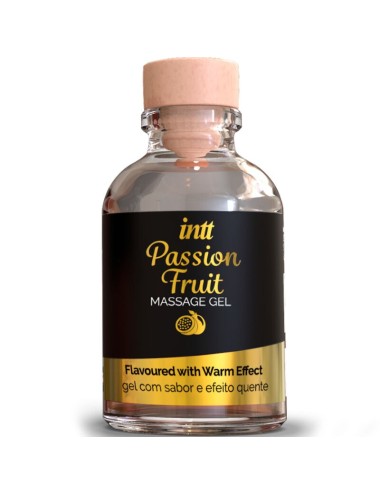 INTT - PASSION FRUIT FLAVORED MASSAGE GEL WITH HEAT EFFECT