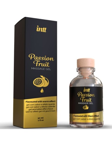 INTT - PASSION FRUIT FLAVORED MASSAGE GEL WITH HEAT EFFECT