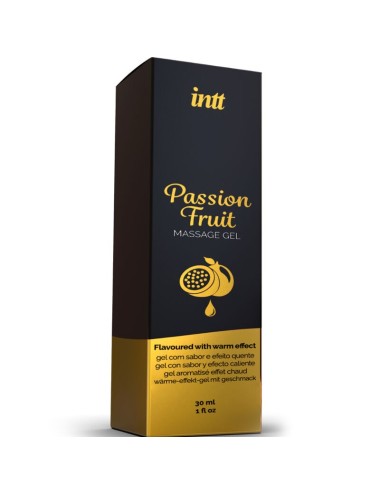 INTT - PASSION FRUIT FLAVORED MASSAGE GEL WITH HEAT EFFECT