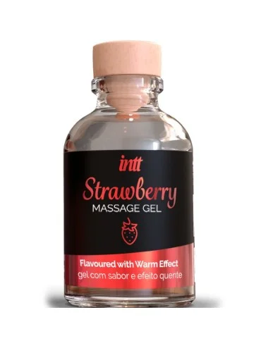 INTT - HOT EFFECT STRAWBERRY FLAVOR MASSAGE GEL