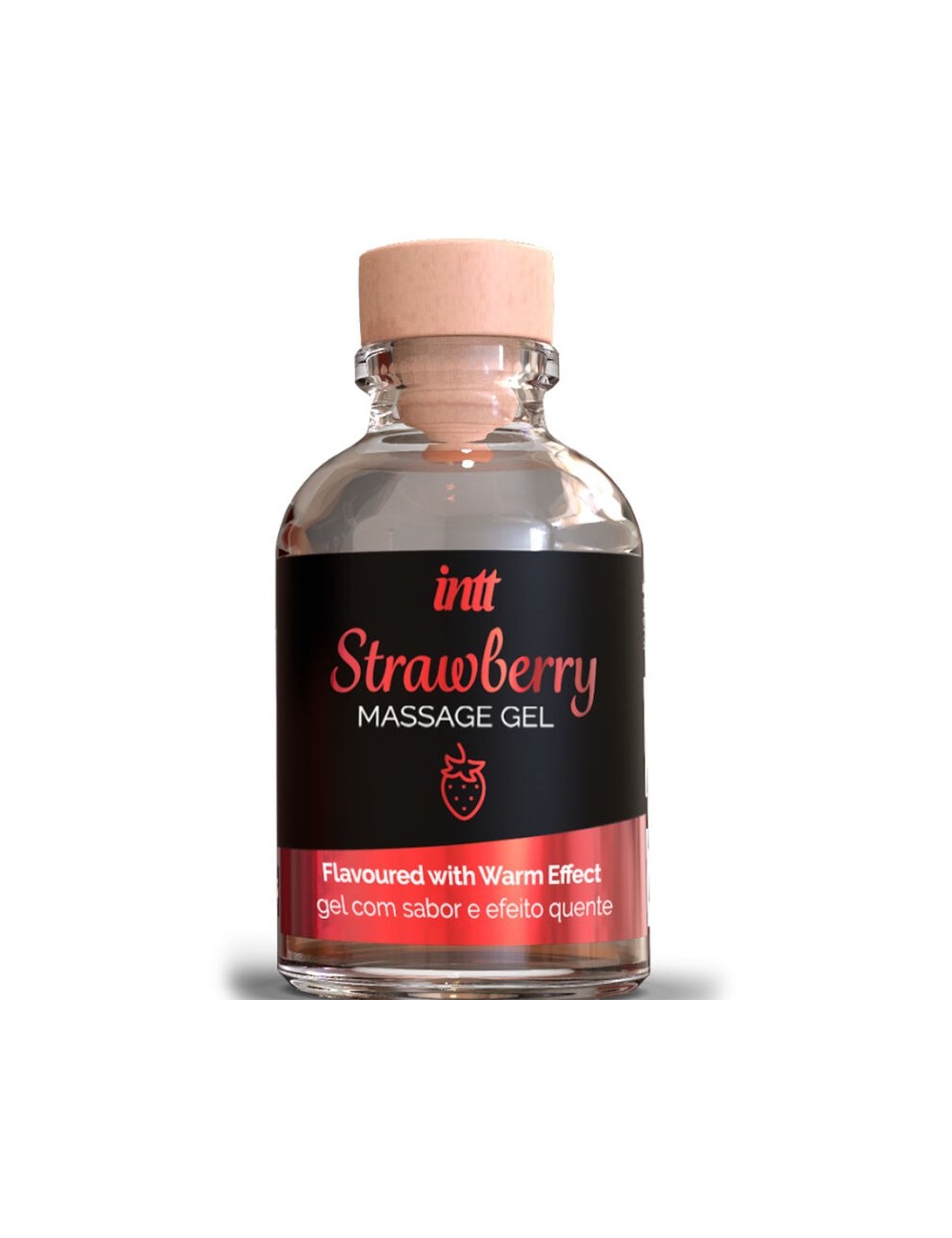 INTT - HOT EFFECT STRAWBERRY FLAVOR MASSAGE GEL