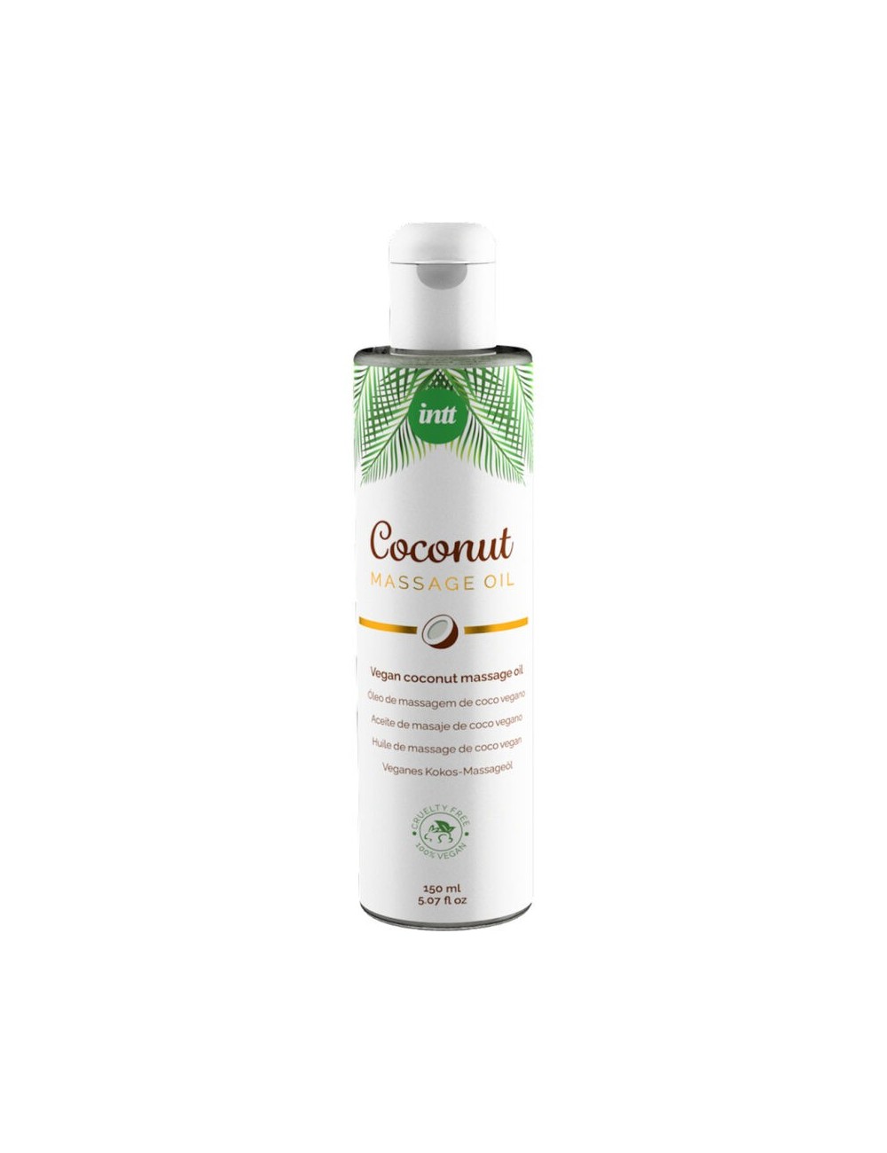 INTT - SWEET VEGAN MASSAGE OIL WITH RELAXING COCONUT FLAVORED