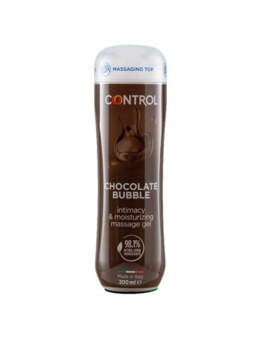 CONTROL MASSAGE GEL 3 IN 1 CHOCOLATE BUBBLE 200 ML