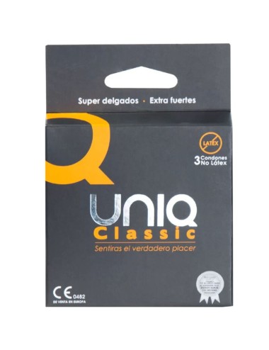 UNIQ CLASSIC LATEX FREE CONDOMS 3 UNITS