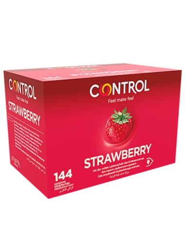 CONTROL ADAPTA STRAWBERRY CONDOMS 144 UNITS