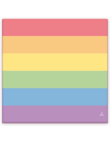 PRIDE - SET 20 LGBT FLAG NAPKINS