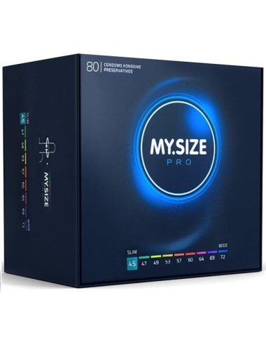 MY SIZE PRO CONDOMS 45 MM 80 UNITS