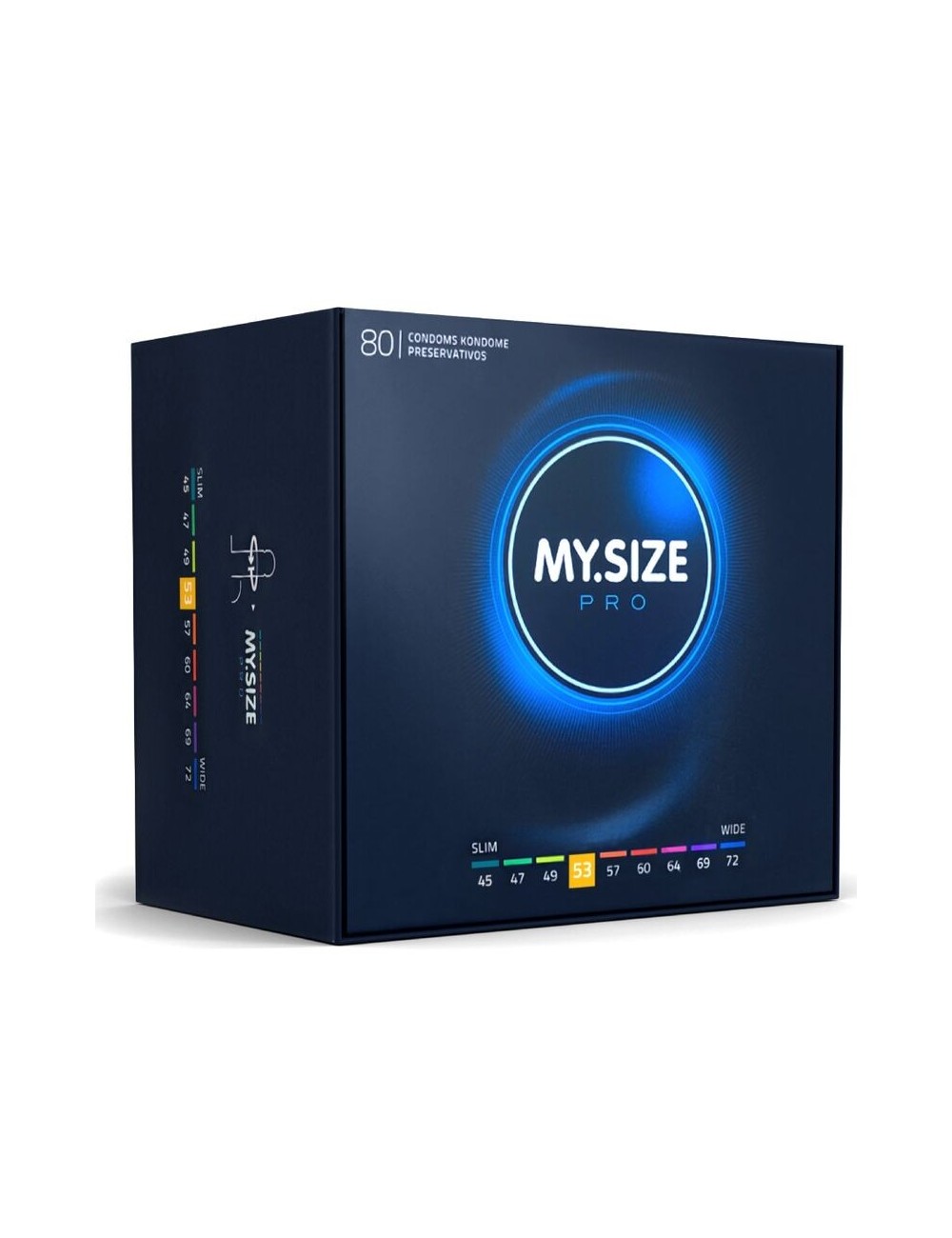 MY SIZE PRO CONDOMS 53 MM 80 UNITS MY SIZE PRO CONDOMS 53 MM 80 UNITS