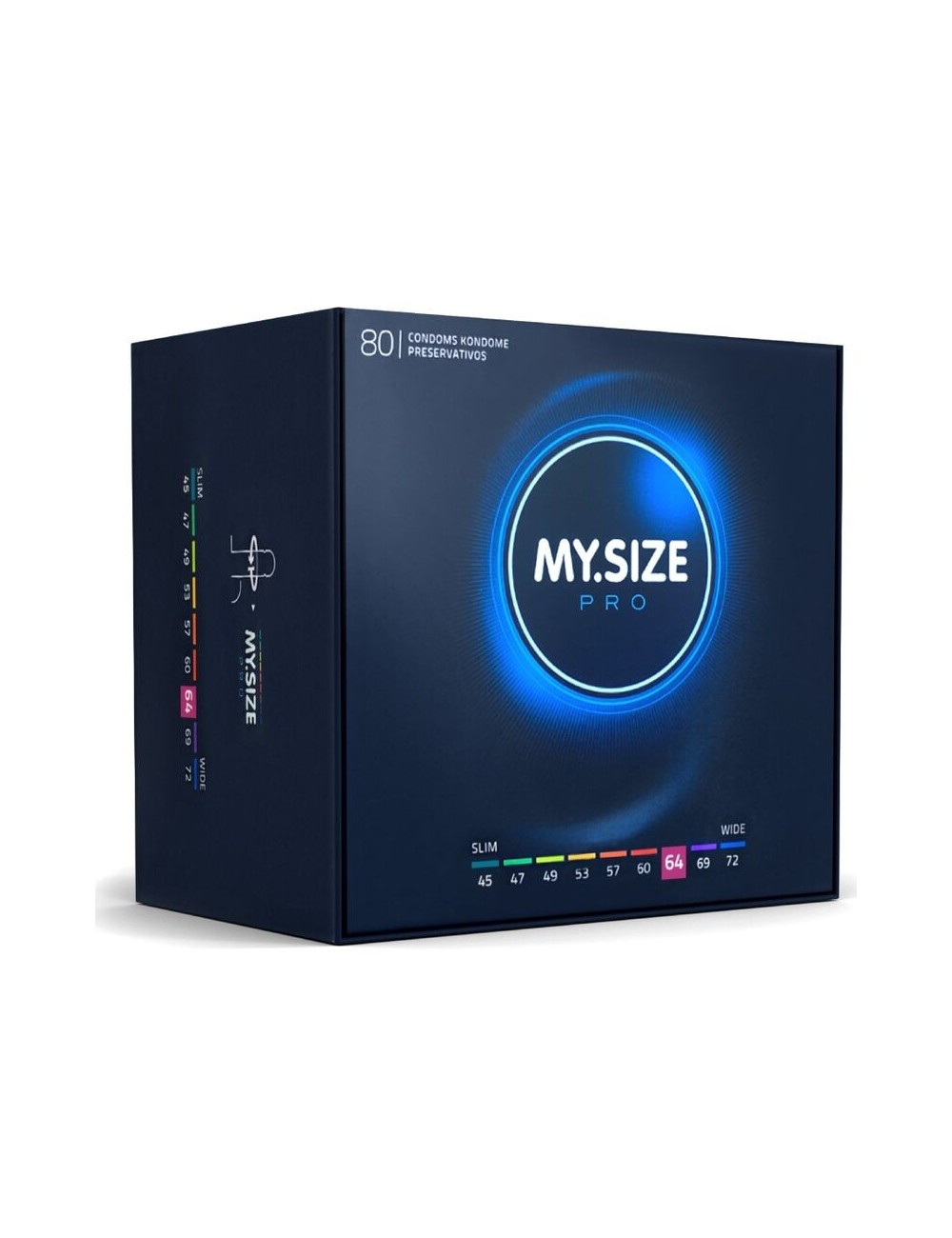 MY SIZE PRO CONDOMS 64 MM 80 UNITS