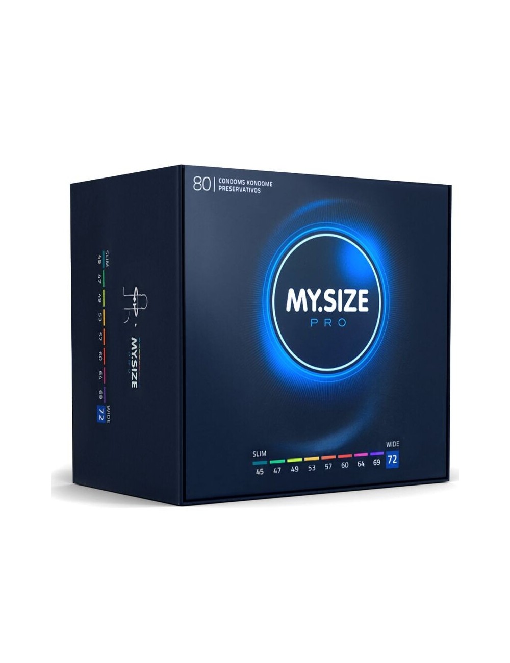 MY SIZE PRO CONDOMS 72 MM 80 UNITS