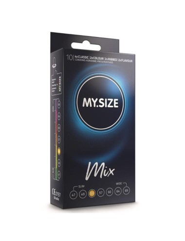 MY SIZE MIX CONDOMS 53 MM 10 UNITS
