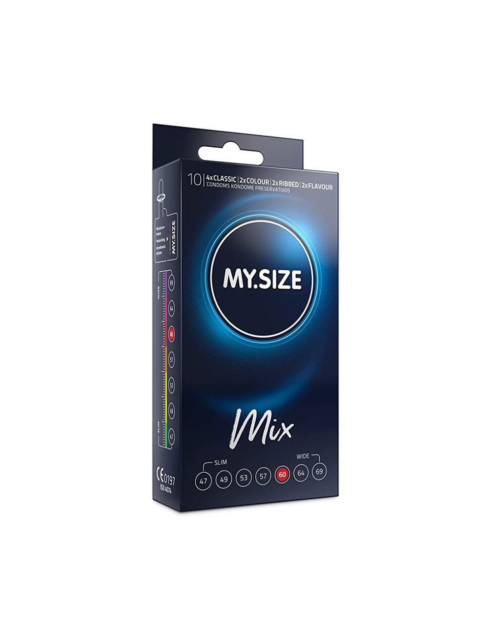 MY SIZE MIX CONDOMS 60 MM 10 UNITS MY SIZE MIX CONDOMS 60 MM 10 UNITS