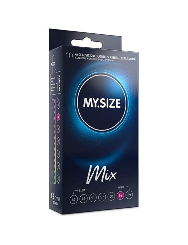 MY SIZE MIX CONDOMS 64 MM 10 UNITS