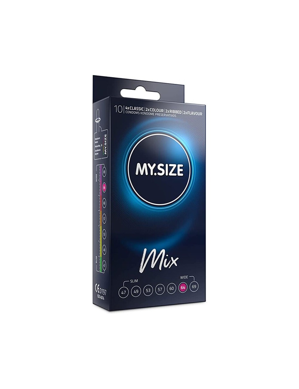 MY SIZE MIX CONDOMS 64 MM 10 UNITS