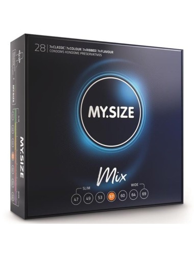 MY SIZE MIX CONDOMS 57 MM 28 UNITS