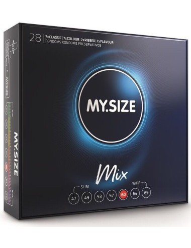MY SIZE MIX CONDOMS 60 MM 28 UNITS