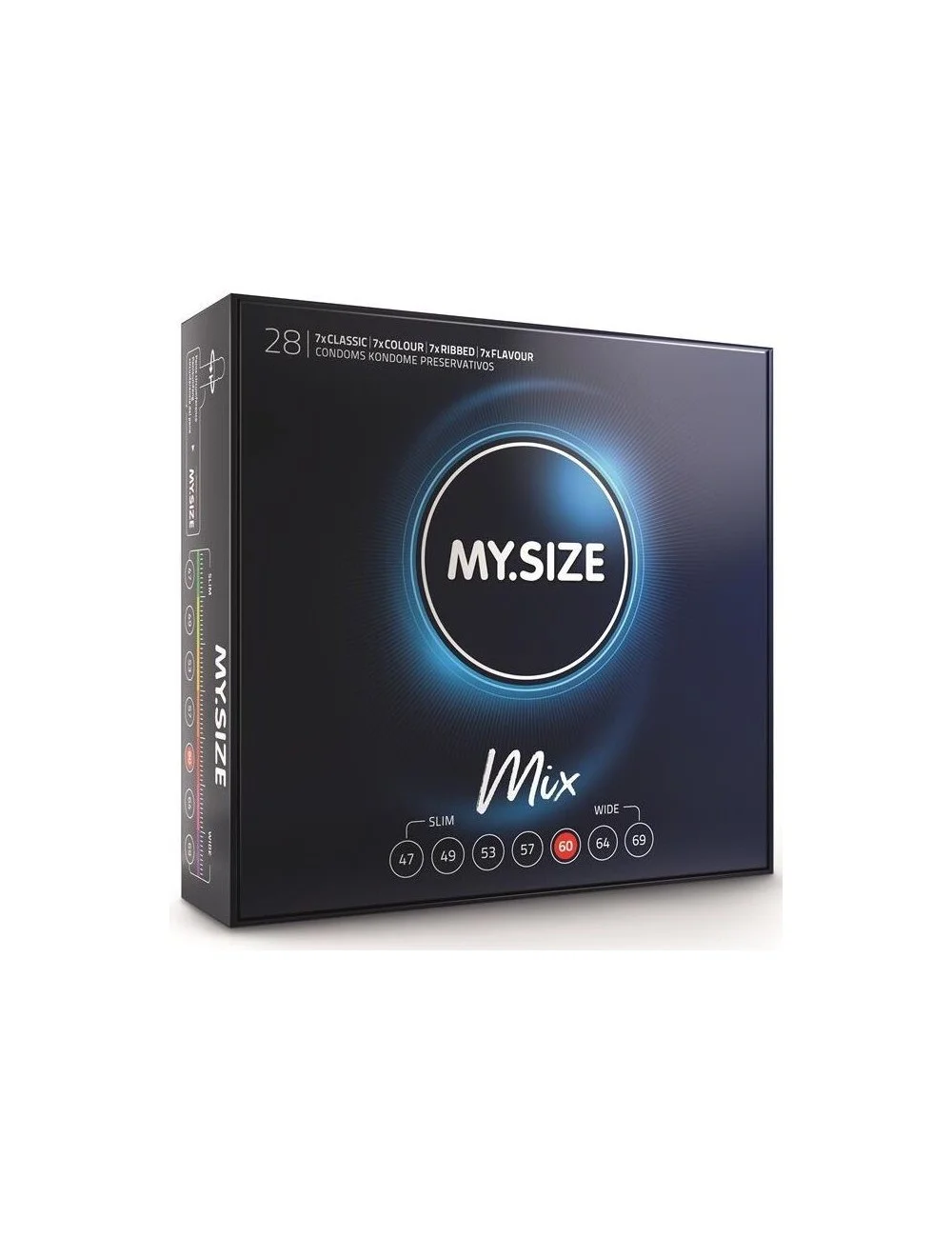 MY SIZE MIX CONDOMS 60 MM 28 UNITS MY SIZE MIX CONDOMS 60 MM 28 UNITS