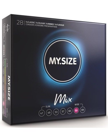 MY SIZE MIX CONDOMS 64 MM 28 UNITS