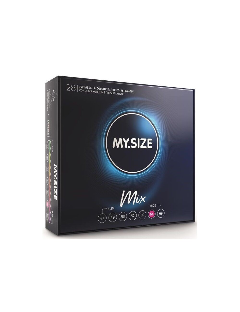 MY SIZE MIX CONDOMS 64 MM 28 UNITS MY SIZE MIX CONDOMS 64 MM 28 UNITS