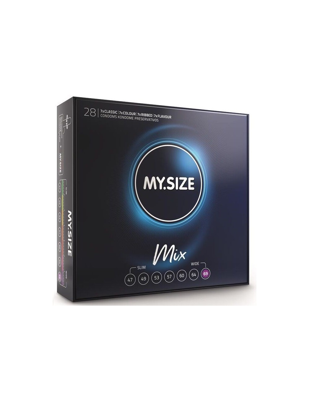 MY SIZE MIX CONDOMS 69 MM 28 UNITS MY SIZE MIX CONDOMS 69 MM 28 UNITS