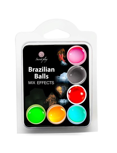 SECRET PLAY SET 6 BRAZILIAN BALLS MIX EFFECT