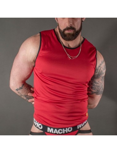 MACHO RED T-SHIRT L/XL