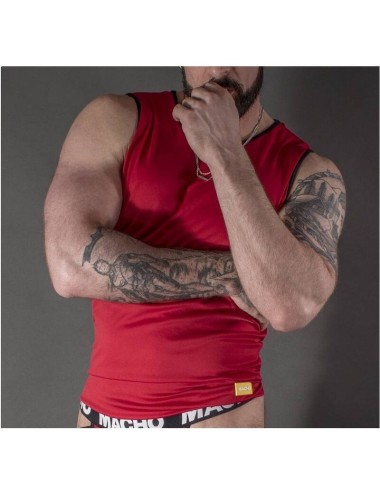 MACHO RED T-SHIRT L/XL