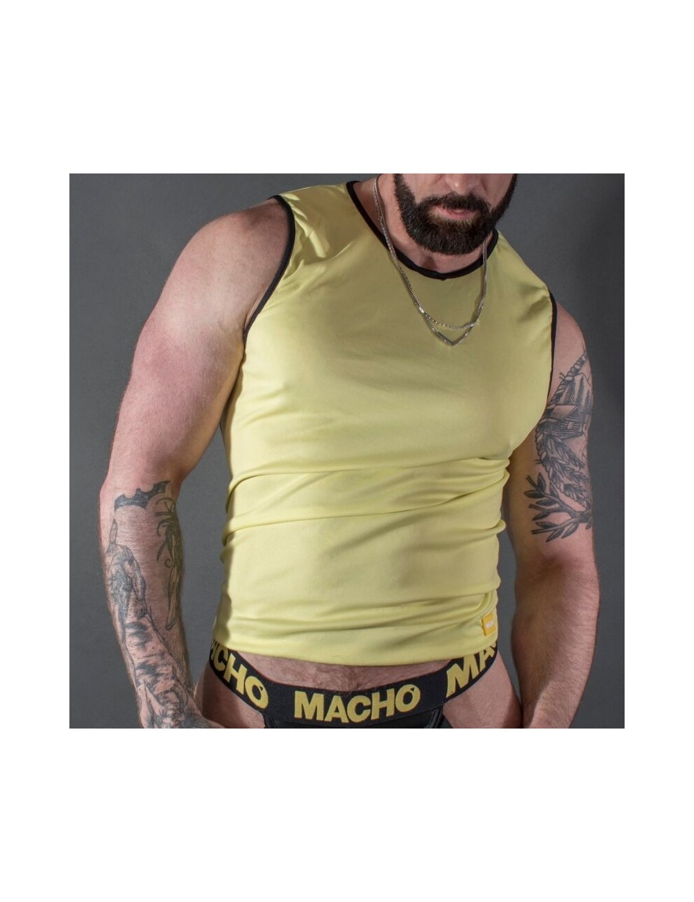 MACHO YELLOW SHIRT S/M
