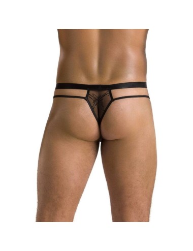 PASSION 029 THONG COLLIN BLACK L/XL