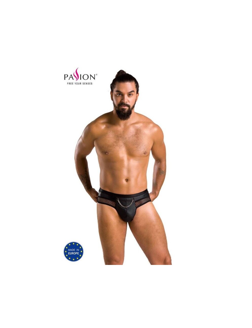 PASSION 030 SLIP OPEN TOM BLACK L/XL PASSION 030 SLIP OPEN TOM BLACK L/XL