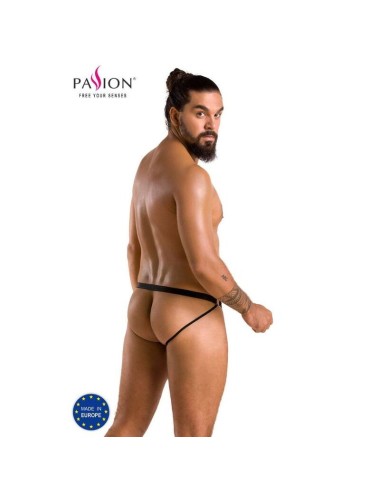 PASSION 034 SLIP OPEN LUKE BLACK L/XL