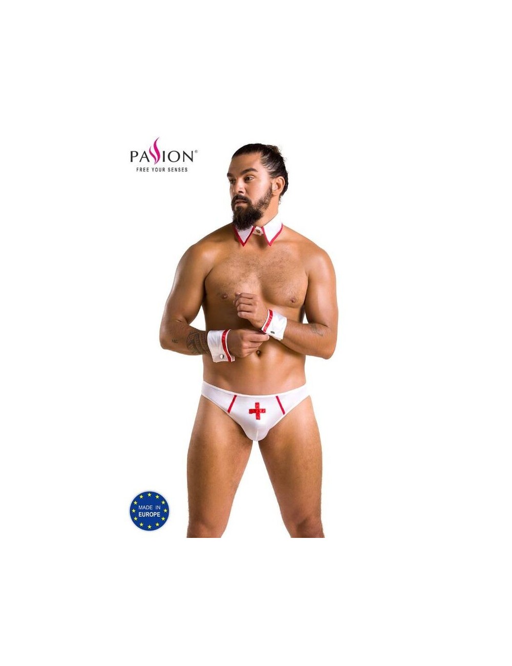 PASSION 037 SLIP GREGORY WHITE L/XL PASSION 037 SLIP GREGORY WHITE L/XL