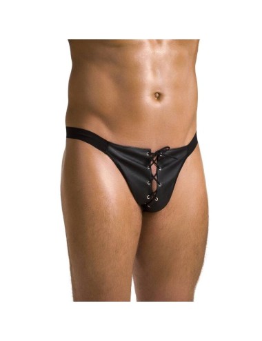 PASSION 044 SLIP OPEN BEN BLACK L/XL