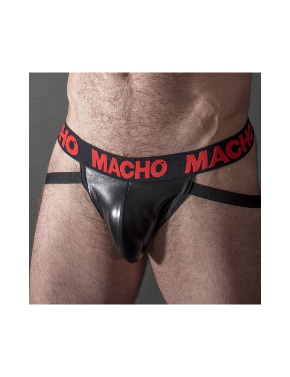 MACHO - MX25RC JOCK RED LEATHER XL MACHO - MX25RC JOCK RED LEATHER XL