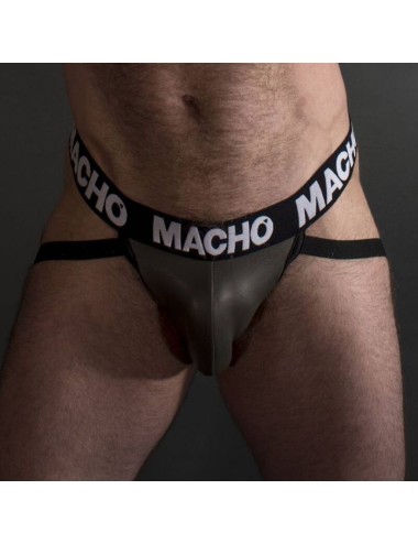 MACHO - MX27GR JOCK GRAY BEIGE LEATHER M