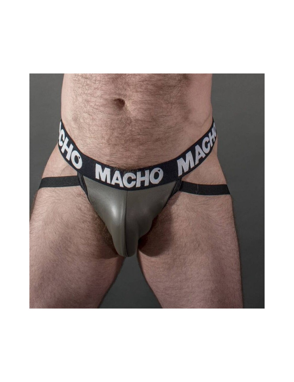 MACHO - MX27GR JOCK GRAY BEIGE LEATHER XL