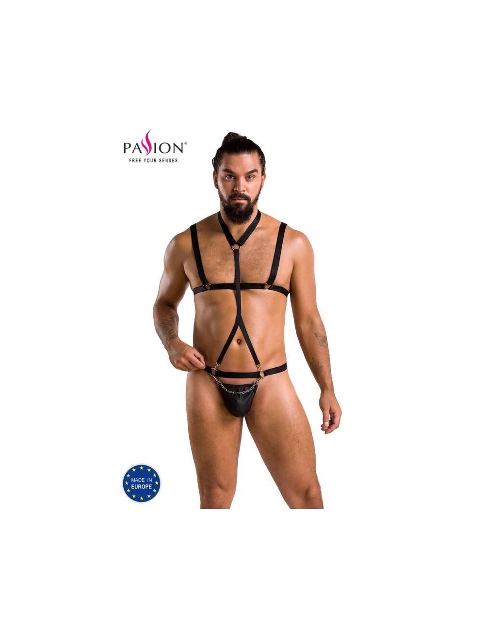 PASSION 039 SET ANDREW BLACK L/XL PASSION 039 SET ANDREW BLACK L/XL