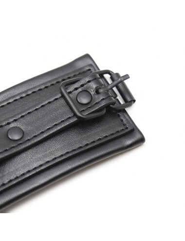 OHMAMA FETISH WRIST RESTRAINTS - BLACK