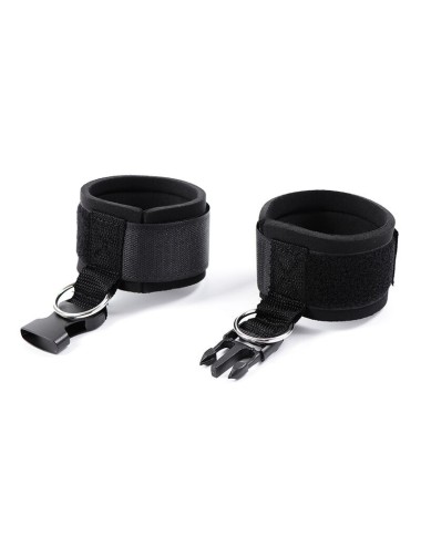 OHMAMA FETISH NEOPRENE HOOK AND LOOP FASTENER WRIST RESTRAINTS