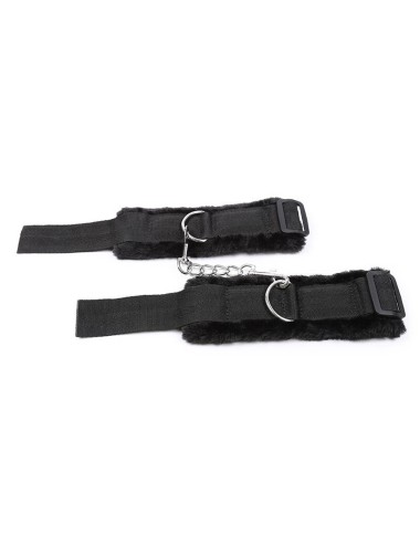 OHMAMA FETISH FURRY LINED WRIST RESTRAINTS