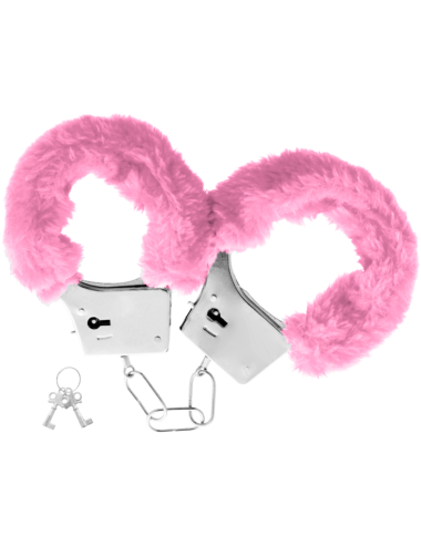 OHMAMA - PLEASURE FURRY HANDCUFFS PINK