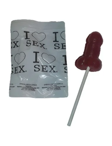 DIABLO PICANTE - STRAWBERRY & CHERRY CANDY PENIS LOLLIPOP