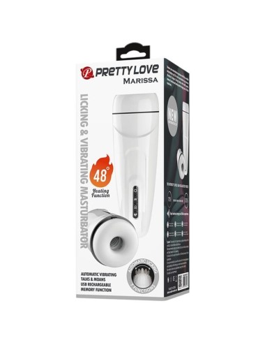 PRETTY LOVE MARISSA MALE MASTURBATOR VIBRATION, HEATING, SEX TALK AND LICKING