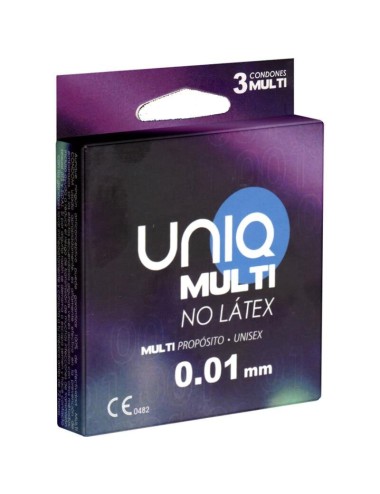UNIQ MULTI LATEX FREE CONDOMS 3 UNITS