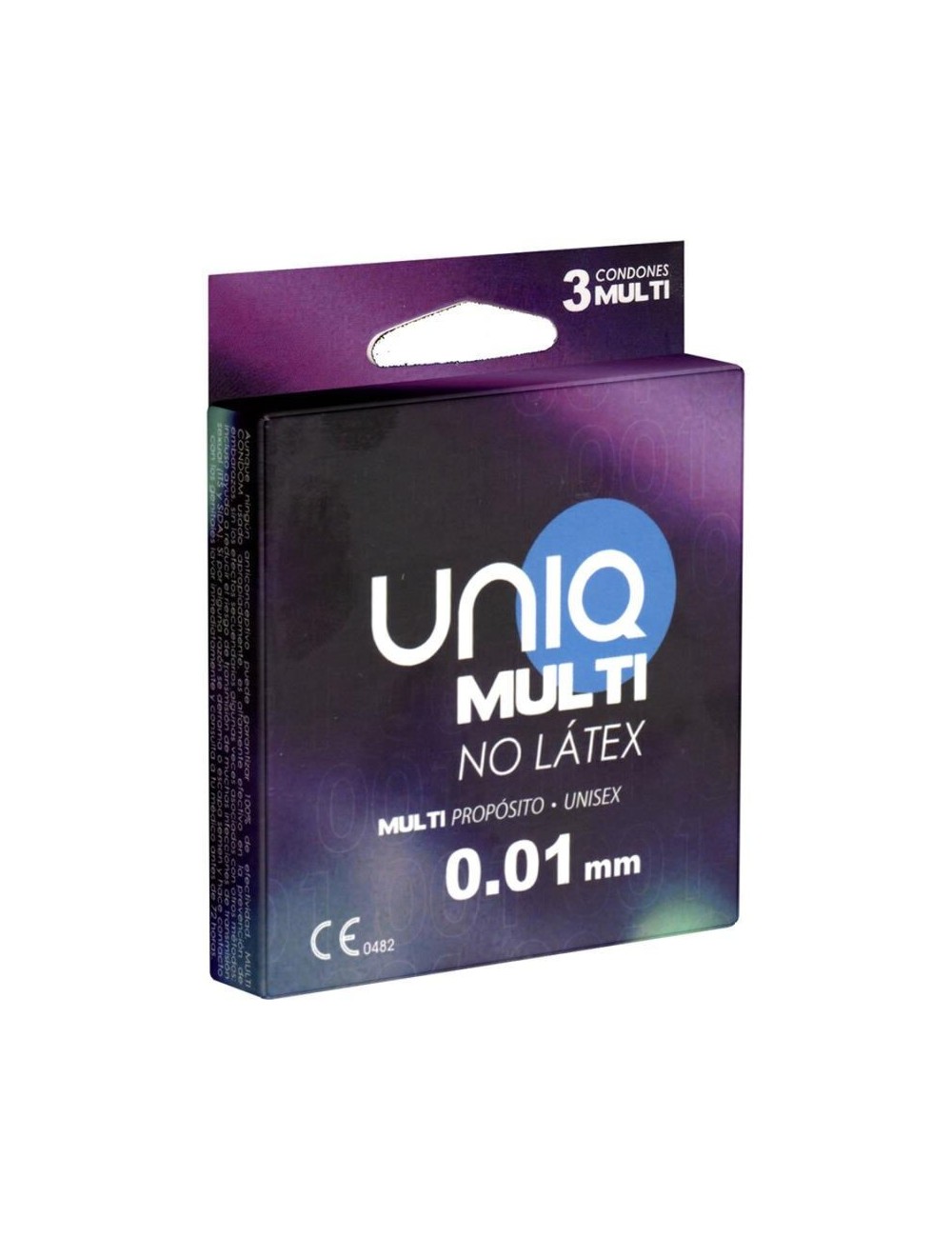 UNIQ MULTI LATEX FREE CONDOMS 3 UNITS UNIQ MULTI LATEX FREE CONDOMS 3 UNITS